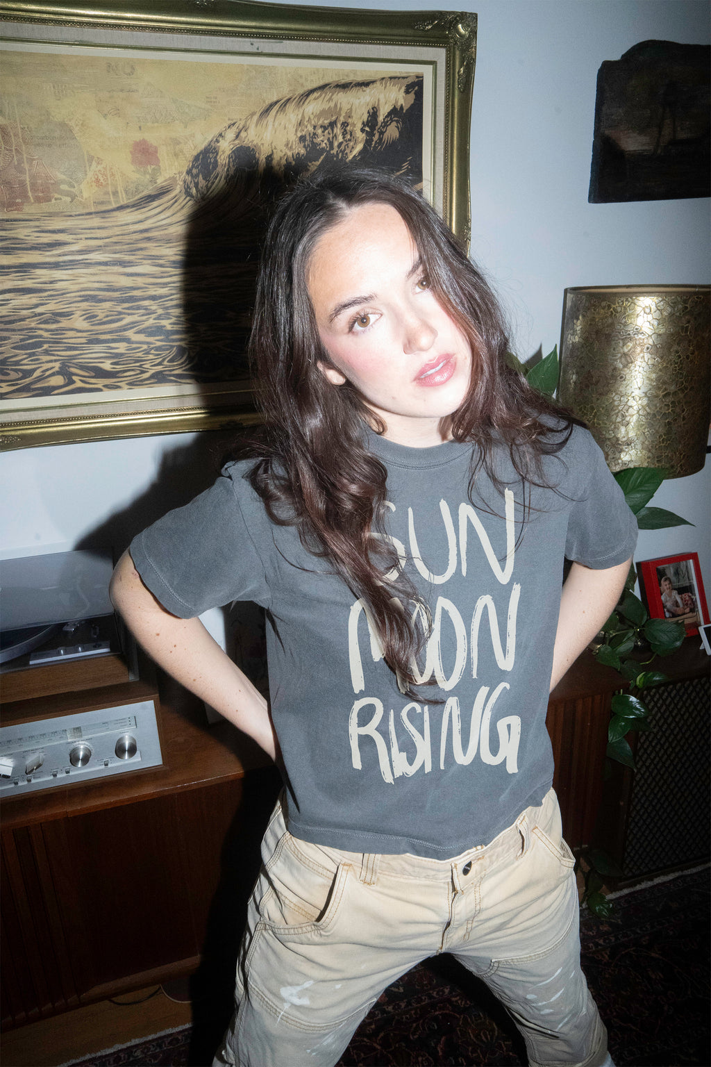 Sun Moon Rising Women's Boxy Tee